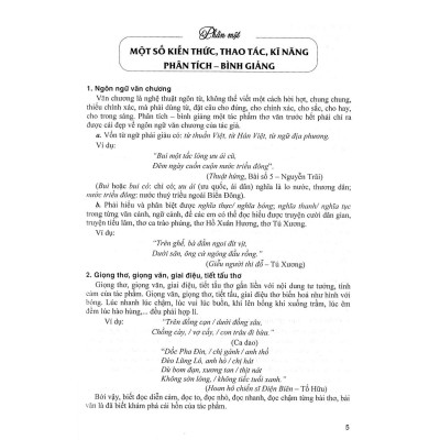 Sách - Phân Tích Bình Giảng Thơ Văn Lớp 8 - Dùng Chung Các Bộ SGK Hiện Hành - Hồng Ân
