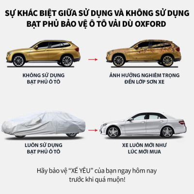 Bạt trùm xe ô tô Ford Focus vải dù oxford cao cấp, áo trùm che phủ xe hơi, bạc phủ xe ô tô chống nóng,mưa,bụi