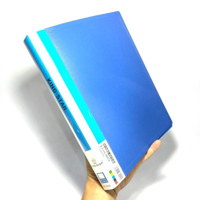 Bìa Còng 2.5Cm Nhựa A4 King-Star - Màu Xanh