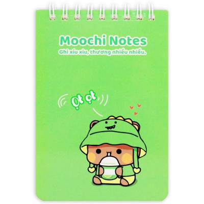 Sổ Lò Xo Moochi Notes B7 - Kẻ Ngang - 120 Trang 80gsm - The Sun 04