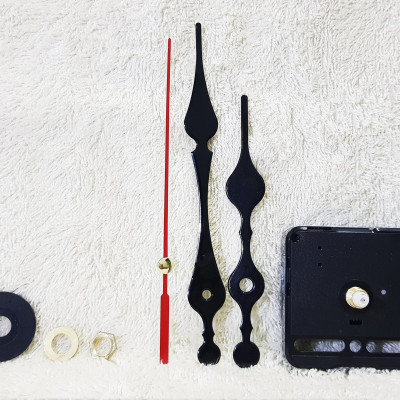 Máy đồng hồ treo tường kim trôi TAIWAN DQS518/1288 trục đồng dài dài 15mm, 10mm, 5mm bảo hành 24 tháng