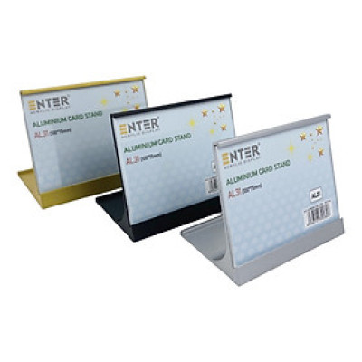 Bảng thông tin để bàn nhôm Enter AL31 100x75mm, Khung thông tin sản phẩm, Khung bảng giá, Kệ trưng bày để bàn