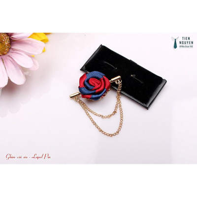 Ghim cài áo - lapel pin - Phụ kiện cài áo Hoa Vải