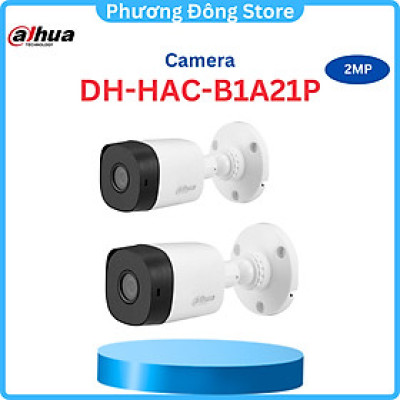 Camera HDCVI thân 2MP FullHD 1080P Dahua DH-HAC-B1A21P DSS Việt Nam Hàng Chính Hãng