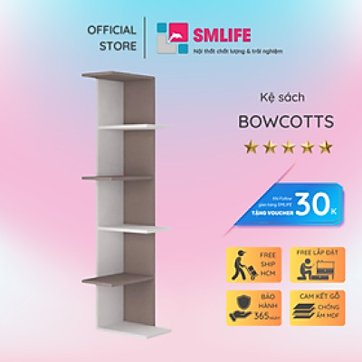 Giá sách cao cấp bằng gỗ SMLIFE Bowcotts