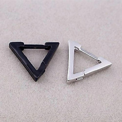 bông tai nam, khuyên tai nam, hoa tai nam hiphop dáng hình học, hoa tai nam cao cấp BTN5 ( đơn vị tính 1 cái)