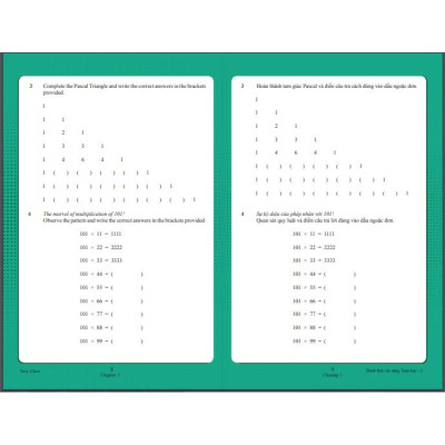Sách Đánh Thức Tài Năng Toán Học 3 Và 4,  ( Bộ 2 cuốn, 9 - 12 tuổi )