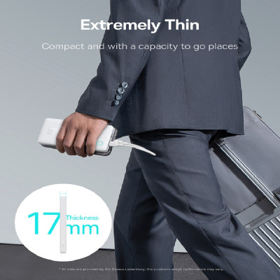 Pin Dự Phòng Baseus Airpow Lite Power Bank 10000mAh 15W (Kèm Cáp Dữ Liệu Simple Series USB sang Type-C dài 30cm)- Hàng Chính Hãng