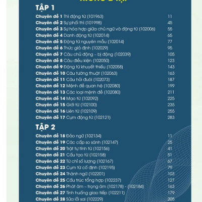 Tổng ôn ngữ pháp tiếng anh tập 1 & 2, 30 chuyên đề ngữ pháp cô Trang anh ( Bản đặc biệt ) - MoonBook