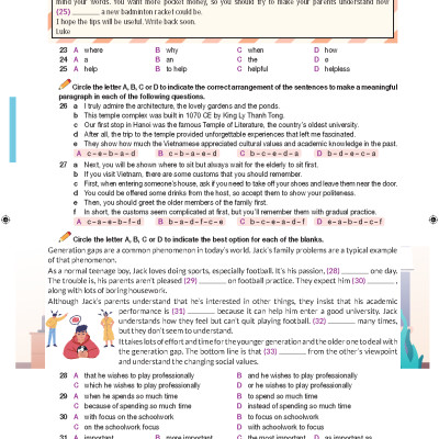 Bài tập Bổ trợ Tiếng Anh 12 Bright