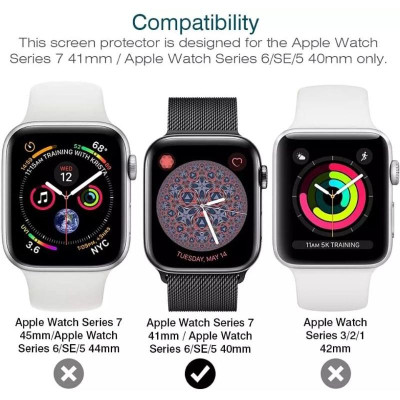 Miếng dán 3D Hydrogel Mềm Mại Bảo Vệ màn hình dành Cho Apple watch serie 7 41mm/45mm