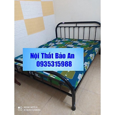 Giường sắt mỹ nghệ nhiều size từ 1m đến 1m8 - Nội Thất Bảo An