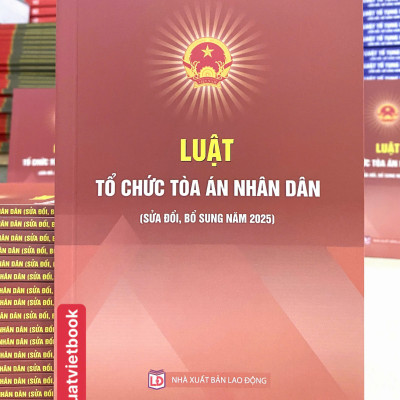  Luật Tổ Chức Toà Án Nhân Dân ( Sửa Đổi, Bổ Sung Năm 2025)