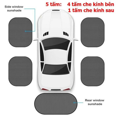 Bộ 6 tấm lưới che nắng Ô tô chống tia UV đạt chuẩn