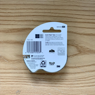 Băng dính đa năng 3M Scocth 105, Kích thước 19mm x 7,62m - Kèm máy cắt mini | Sản xuất tại Mỹ