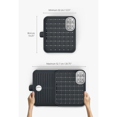 Kệ úp chén bát đóng mở thông minh Joseph Joseph màu xám - 850406