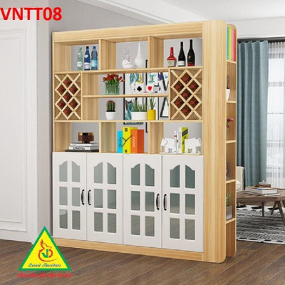 TỦ KỆ TRANG TRÍ KIÊM VÁCH NGĂN VNTT08 - Nội thất lắp ráp Viendong Adv