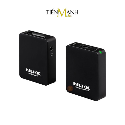 Micro Nux Wireless 1 Phát 1 Thu B10 Vlog - Mic Không Dây Thu Âm Livestream, Phỏng Vấn Ngoài Trời B-10 Microphone Hàng Chính Hãng - Kèm Móng Gẩy DreamMaker