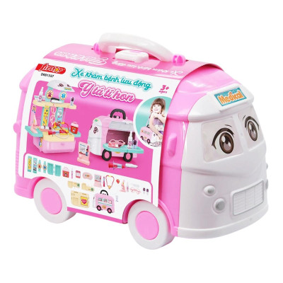 Đồ Chơi Xe Khám Bệnh Lưu Động - Y Tá Tí Hon - Firstar DK81357