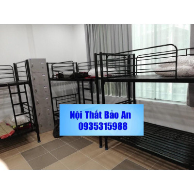 Giường sắt homestay dành cho ký túc xá - Nội Thất Bảo An