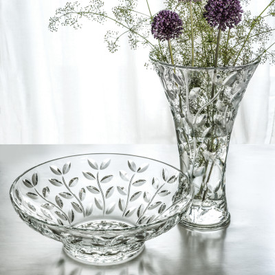 Khay Thuỷ Tinh Pha Lê Ý RCR - Laurus Centerpiece 30.5cm