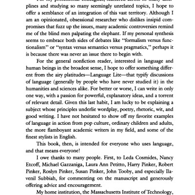 The Language Instinct: How the Mind Creates Language (P.S.)