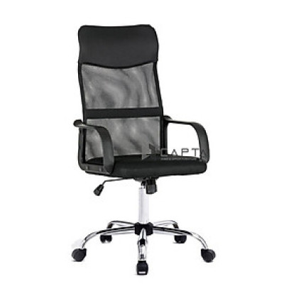 Ghế văn phòng lưng lưới cao nệm vải lưới đen CM4528-M Nội thất Capta