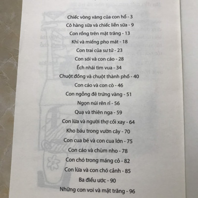 Những truyện ngụ ngôn hay nhất của Aesop