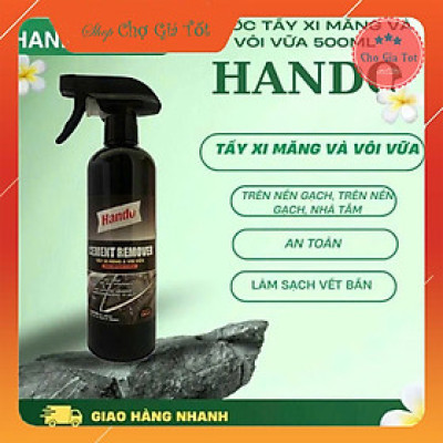 Chai xịt vệ sinh tẩy vết xi măng vôi vữa Hando 500ml