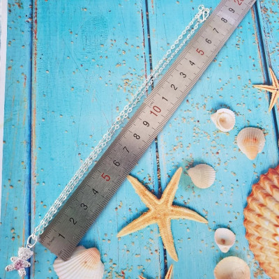 Dây Chuyền Trẻ Em Bạc 925 Hình Mặt Gấu Dễ Thương BẠC HIỂU MINH DTE063