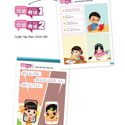 Sách tiếng Trung Quốc 4 - Sách bài học Tập 1 & 2