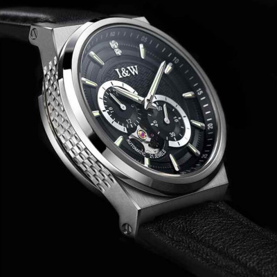 Đồng Hồ Nam I&W Carnival 680G1 Chính Hãng Full Box Chống Nước Kính Chống Xước Dây Da Cao Cấp BH 5 NAM