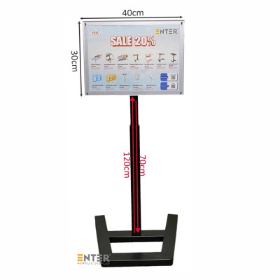 Standee Enter TD101 30x40cm