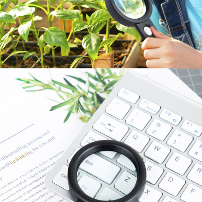 Kính lúp x3 Deli, Đen - E9091