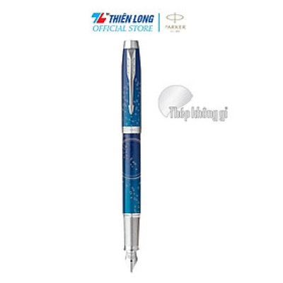 Bút máy Parker IM Special Editon Submerge Blue - Thép không gỉ - Ngòi 0.7mm - 2152992Z