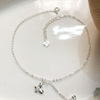 Lắc chân bạc Ý S925 Bạc Xinh Huệ Ngân RYBJ50044