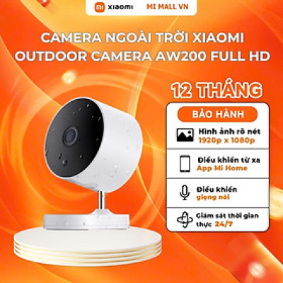 Camera Ngoài Trời Xiaomi Outdoor Camera AW200 Full HD - Bản quốc tế - Bảo hành 12 tháng - Hàng chính hãng