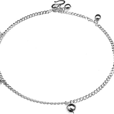 Lắc Chân Nữ Bạc Hiểu Minh LC187 chuông bạc ta