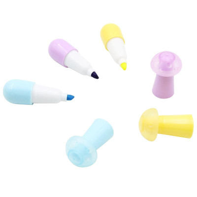 Hộp 5 Bút Dạ Quang Hình Nấm - XUCZi BC-759