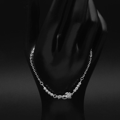 Lắc Chân Nữ Bạc Hiểu Minh LC216 Hồ Ly