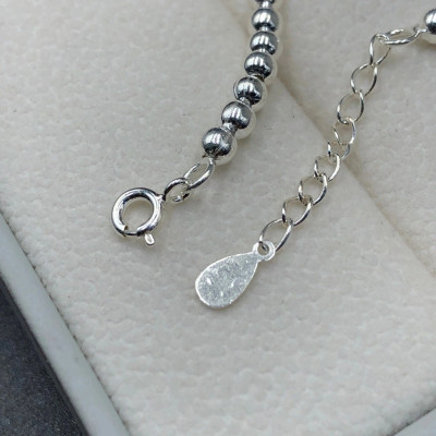 Vòng , Lắc Tay Chân Cho Bé Bạc Ta Kiểu Bi Phay Tinh Tế BẠC HIỂU MINH LTE533