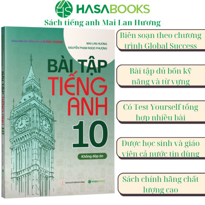 Combo 2 Cuốn Bài Tập + Thực Hành Tiếng Anh 10 Global Success (Không Đáp Án)