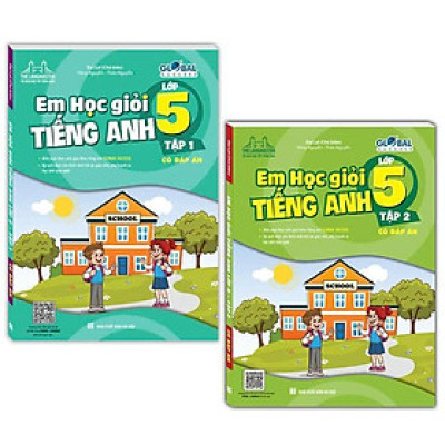 Sách - Global Success - Em Học Giỏi Tiếng Anh Lớp 5 - Có Đáp Án - Combo 2 Tập - Minh Thắng
