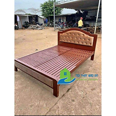 Giường sắt hộp cao cấp màu nâu cánh gián kích thước từ (1m4x2m, 1m6x2m,1m8x2m) chất liệu sơn tĩnh điện giá xưởng