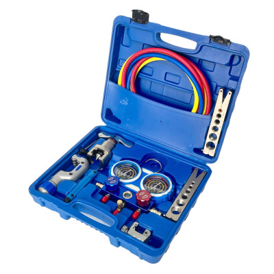 Bộ Dụng Cụ Lắp Đặt & Bảo Trì Điều Hòa CT-8A – Kèm Đồng Hồ & Bộ Lã Ống Đồng (R22/R134a/R410A/R32)