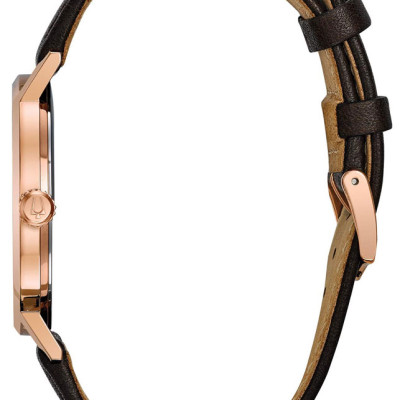 Đồng Hồ Nam Bulova Dây Da 97B154 - Mặt Xám