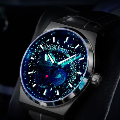 Đồng hồ nam chính hãng IW CARNIVAL IW708G-1 Kính sapphire ,chống xước ,Chống nước 50m ,Bảo hành 24 tháng,Máy cơ (Automatic),dây da cao cấp, thiết kế đơn giản dễ đeo