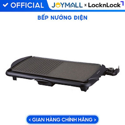 Bếp nướng điện LocknLock Electric Grill EJG231, Hàng chính hãng, bề mặt chống dính, 5 mức nhiệt - JoyMall