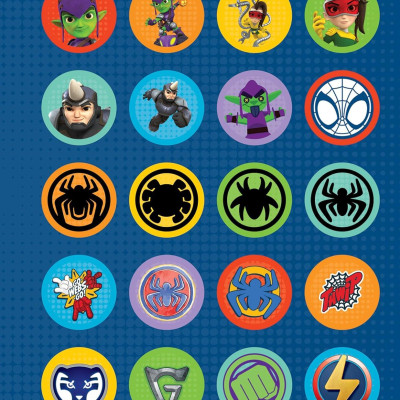 Sách ngoại văn: First Look And Find & Stickers Marvel Spidey