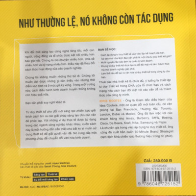 Tư Duy Thiết Kế Cho Đổi Mới Sáng Tạo Chiến Lược 